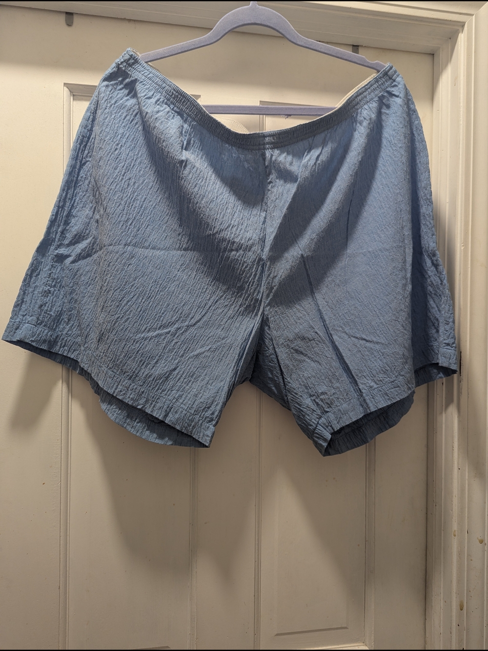 Denim&Co Light Blue Women's Relaxed Cepe Shorts